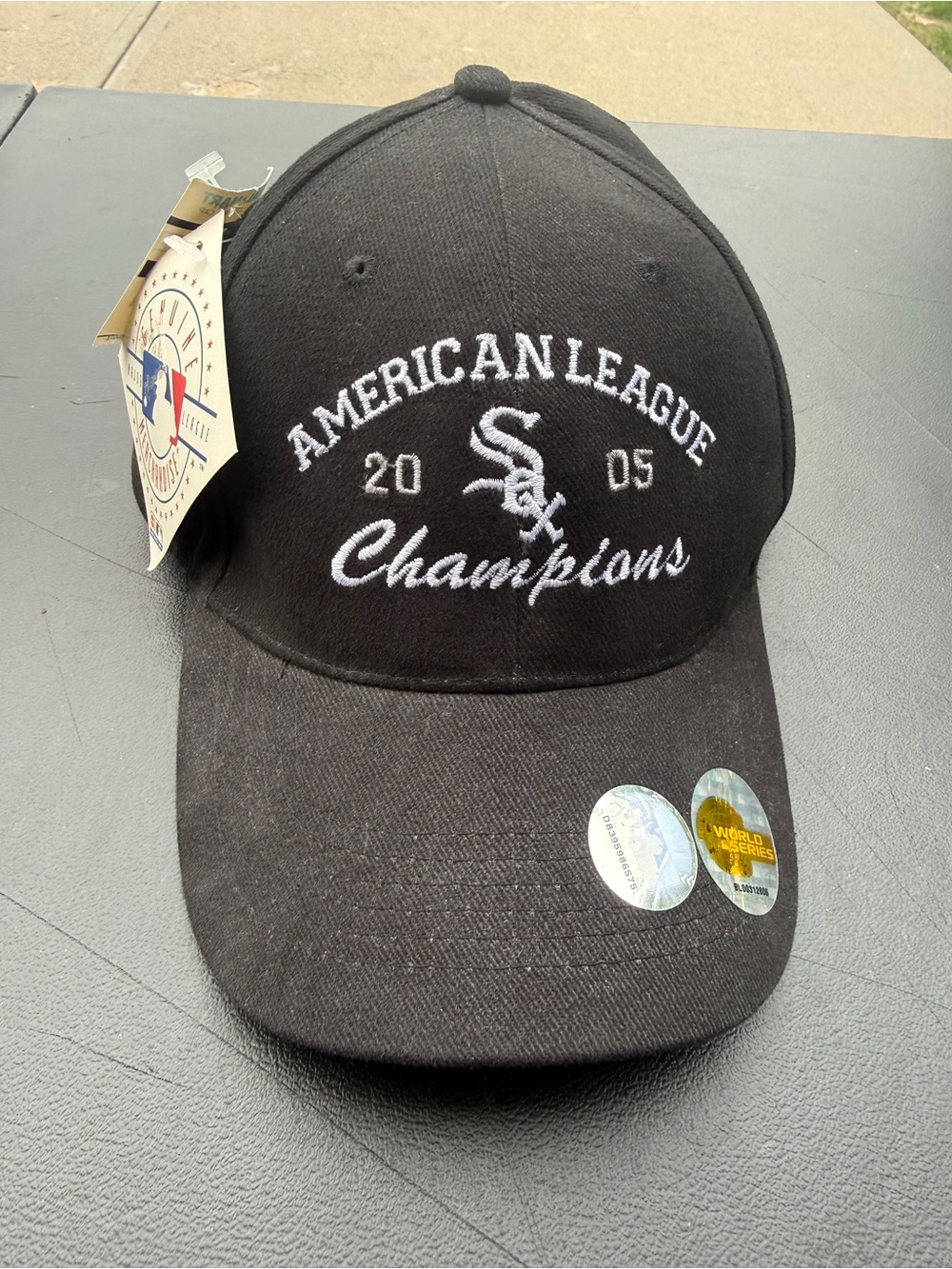 VTG Chicago White Sox Hat Embroidered 2005 American League Champions NWT